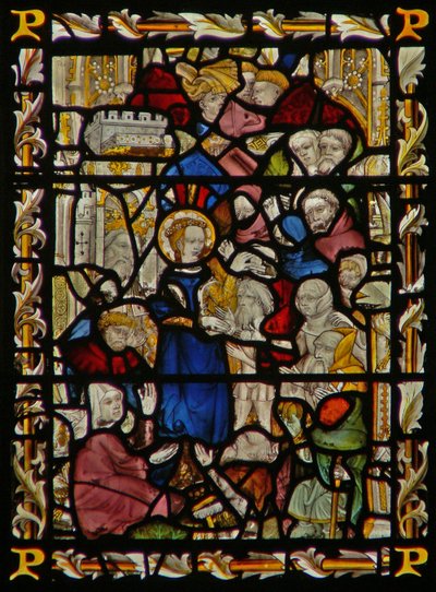 La fenêtre est représentant Sainte Élisabeth de Hongrie - English School
