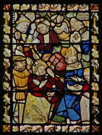 La fenêtre est représentant la dérision du Christ? - English School