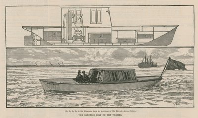 Le bateau électrique sur la Tamise - English School