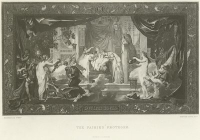 La protégée des fées (gravure) - English School