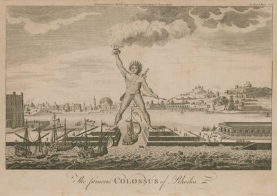Le célèbre Colosse de Rhodes - English School
