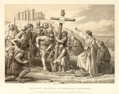 La première prédication du christianisme en Grande-Bretagne - English School