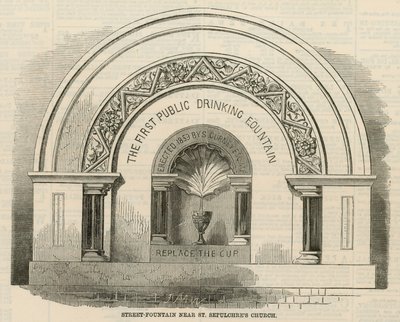 La première fontaine publique à boire - English School