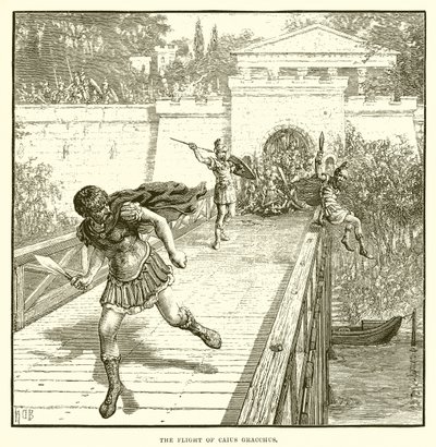 La fuite de Caius Gracchus - English School