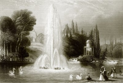 La fontaine à Wilhelmshöhe, près de Cassel - English School