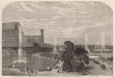 Les fontaines du Crystal Palace - English School