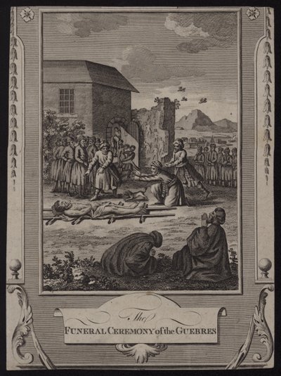 La cérémonie funéraire des Guèbres - English School