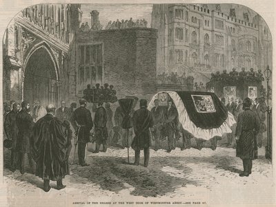 Les funérailles de Lord Palmerston - English School