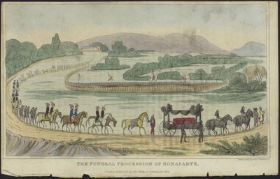 Le cortège funèbre de Napoléon Bonaparte - English School