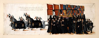 Le cortège funèbre de la reine Élisabeth I à l