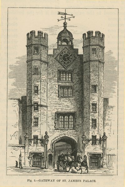 La porte du palais de St James - English School