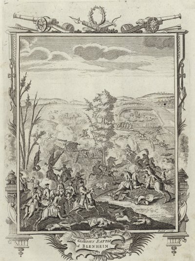 La glorieuse bataille de Blenheim - English School