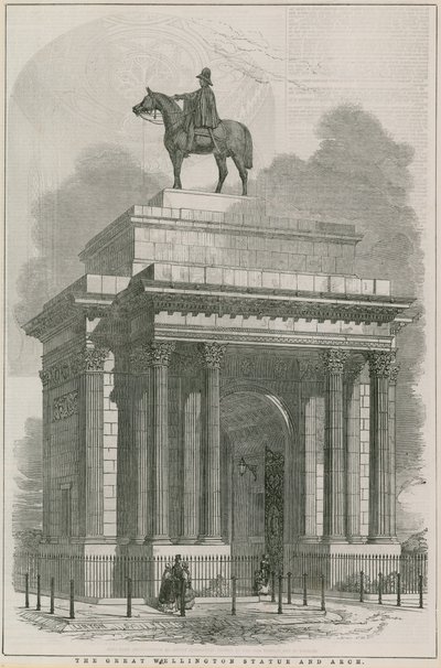 La grande statue de Wellington et l