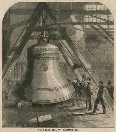 La grande cloche de Westminster - English School