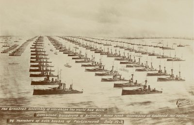 La plus grande assemblée de navires de guerre que le monde ait vue - English School
