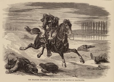Le cavalier sans tête, un incident de la bataille de Gravelotte - English School