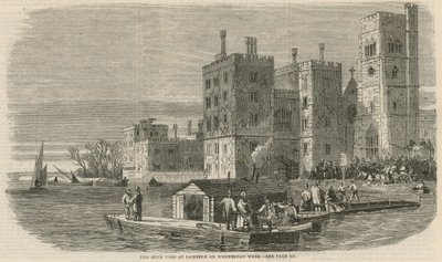 La marée haute à Lambeth mercredi dernier - English School