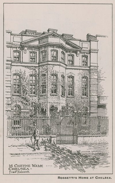 La maison de Dante Gabriel Rossetti - English School