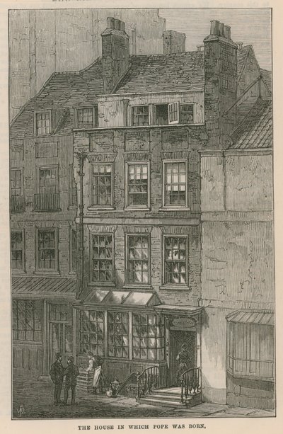 Maison où est né Alexander Pope - English School