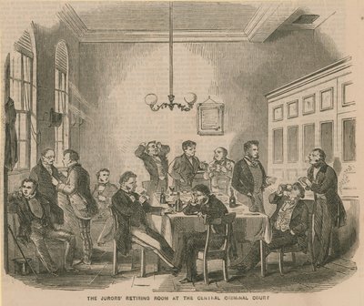 Salle de délibération des jurés au Central Criminal Court - English School