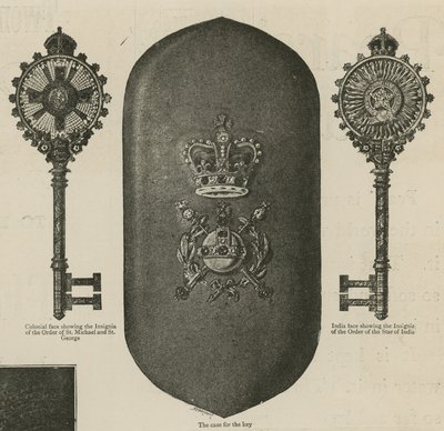 La clé utilisée par la Reine lors de l