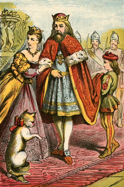 Le roi et la princesse rendent visite au marquis - English School