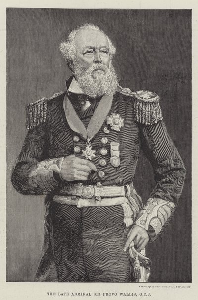 Le défunt amiral Sir Provo Wallis, GCB - English School