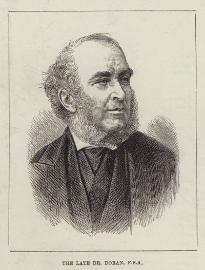 Feu Dr Doran, FSA (gravure) - English School