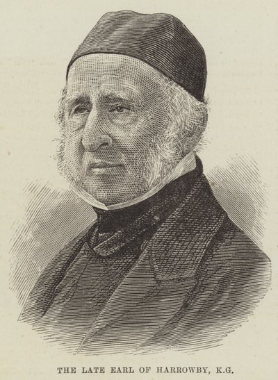 Feu le comte de Harrowby, KG - English School