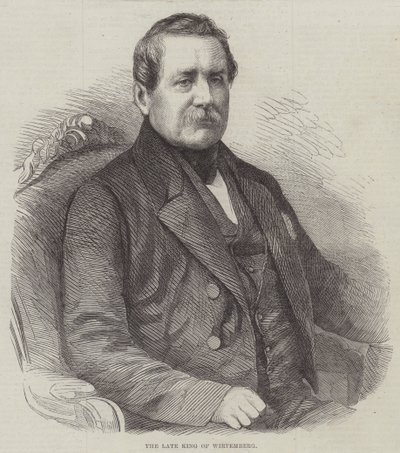 Le défunt roi de Wurtemberg - English School