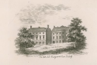 Maison du défunt Lord Barrymore, Piccadilly, Londres - English School