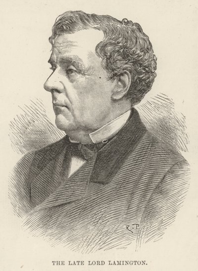Feu Lord Lamington (gravure) - English School