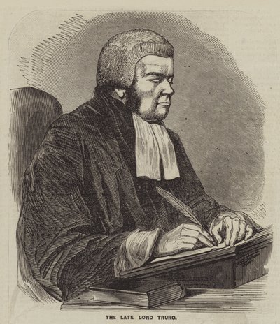 Feu Lord Truro (gravure) - English School