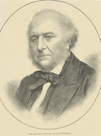 Feu Lord Westbury, Ex-Lord Chancelier - English School