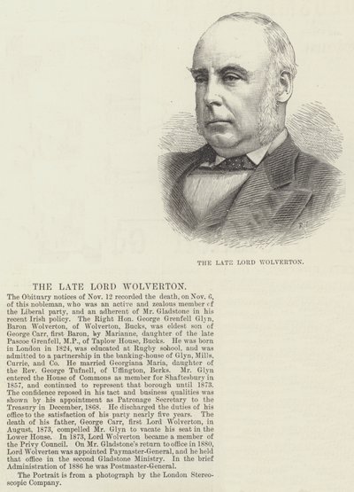 Feu Lord Wolverton - English School