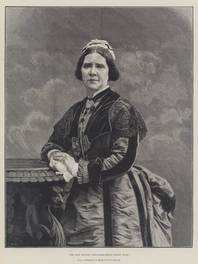 Feu Madame Lind-Goldschmidt, Jenny Lind - English School