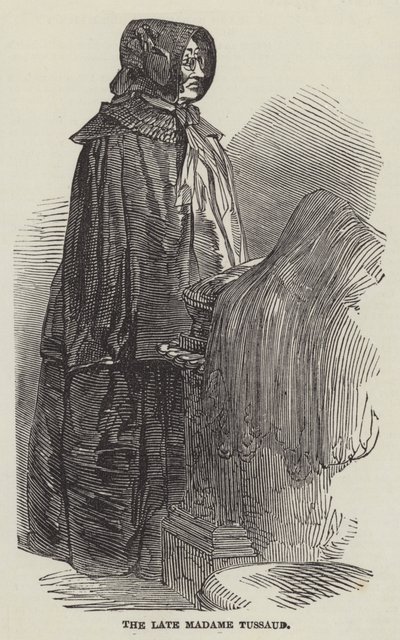 La défunte Madame Tussaud (gravure) - English School
