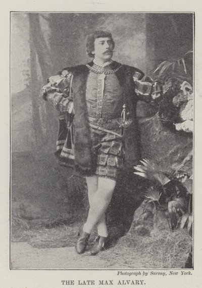 Feu Max Alvary (gravure) - English School