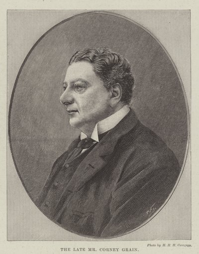 Feu M. Corney Grain (gravure) - English School