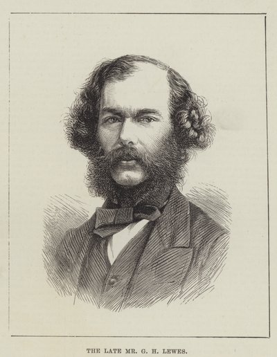 Feu M. G H Lewes (gravure) - English School