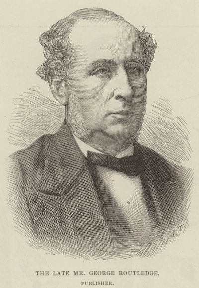 Feu M. George Routledge, éditeur (gravure) - English School