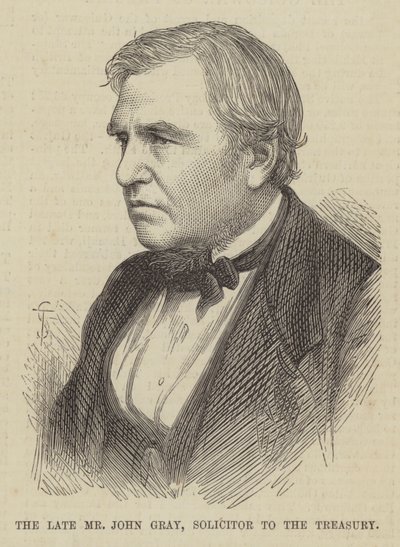 Feu M John Gray, Avocat du Trésor - English School