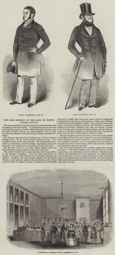 Le dernier vol à la banque de Messers Rogers and Company - English School