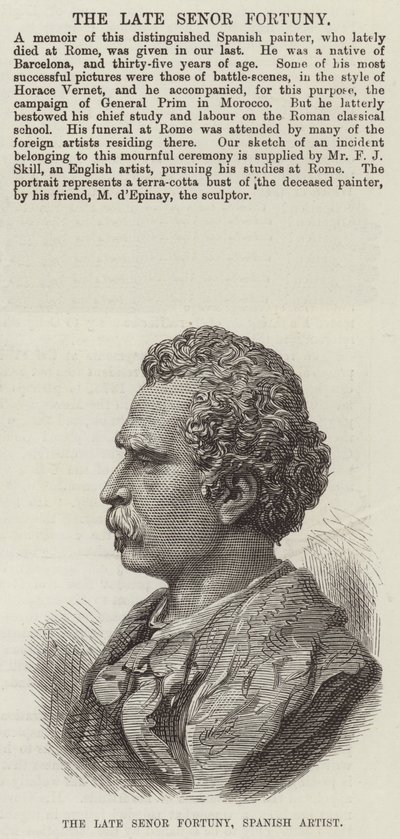 Feu Senor Fortuny, artiste espagnol - English School