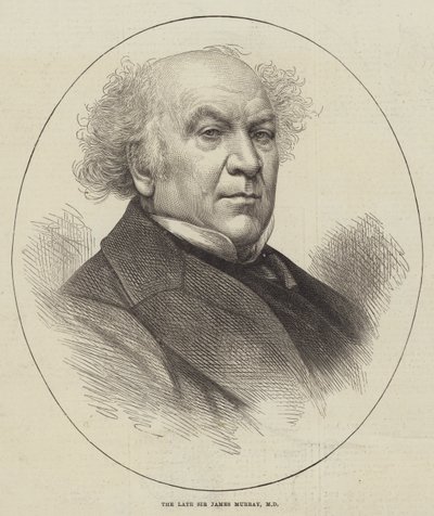 Le défunt Sir James Murray, MD - English School