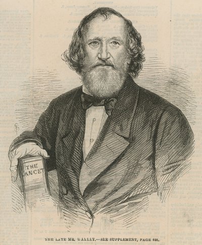 Feu Thomas Wakley, député de Finsbury et rédacteur en chef fondateur de The Lancet - English School
