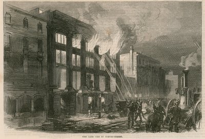Le dernier incendie à Oxford Street, Londres - English School