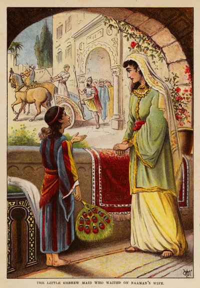 La petite servante hébraïque qui attendait la femme de Naaman - English School