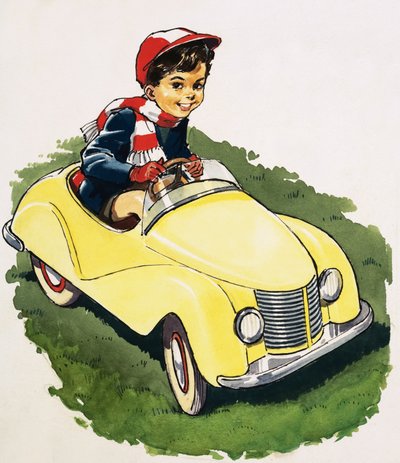 Le petit garçon qui aimait les voitures - English School