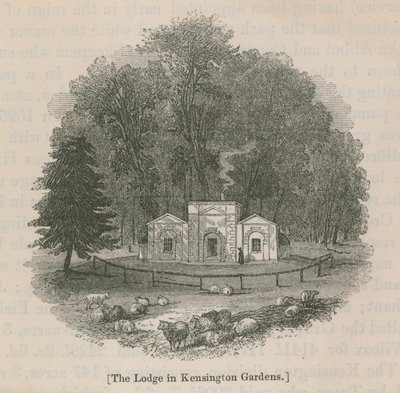 Le pavillon dans les jardins de Kensington - English School